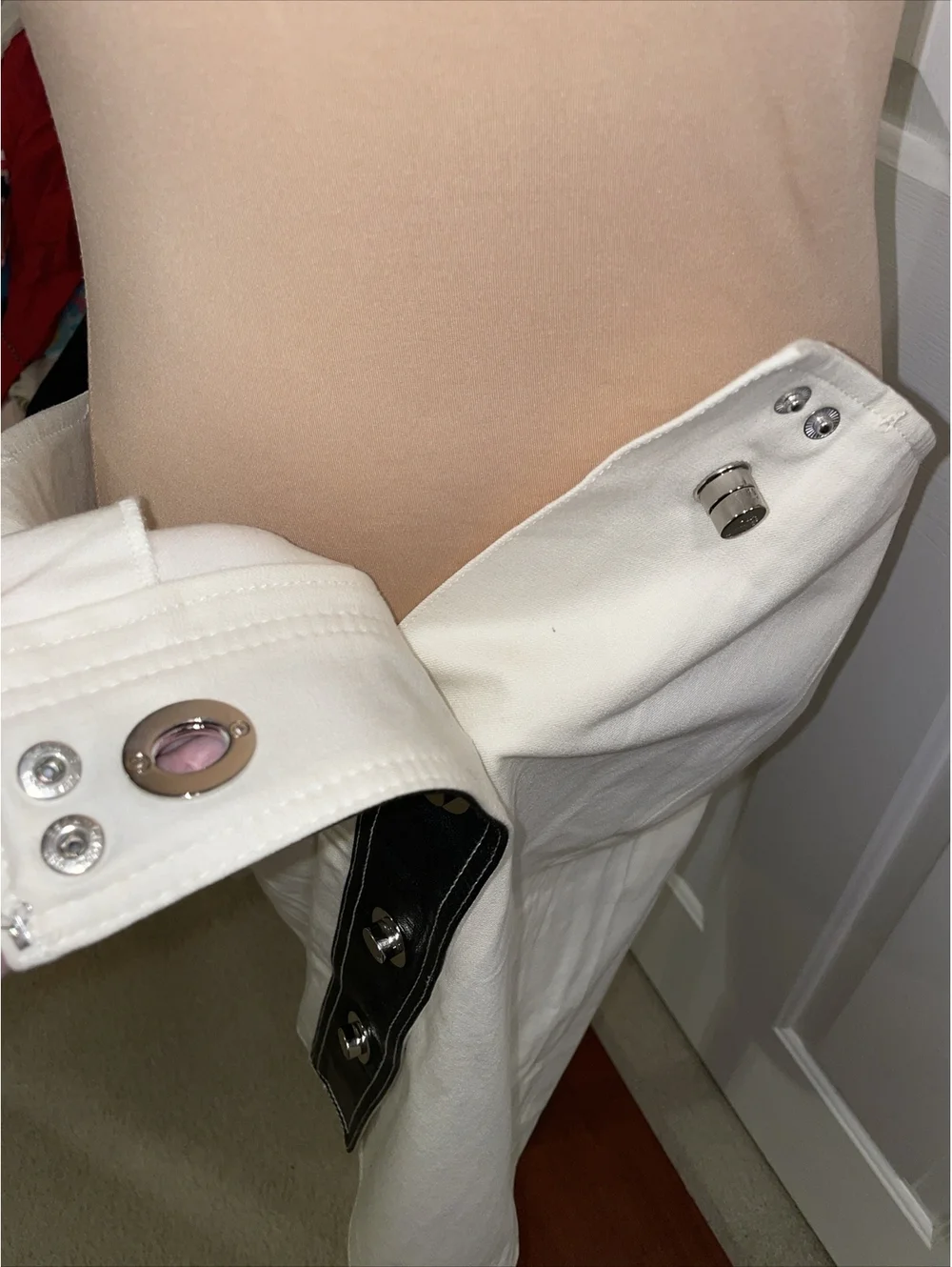 Michael Kors Size 10 Skirt A Line Button Front